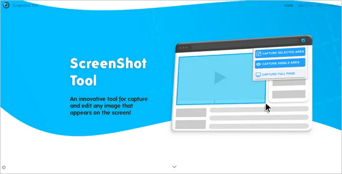 Take a screenshot website online